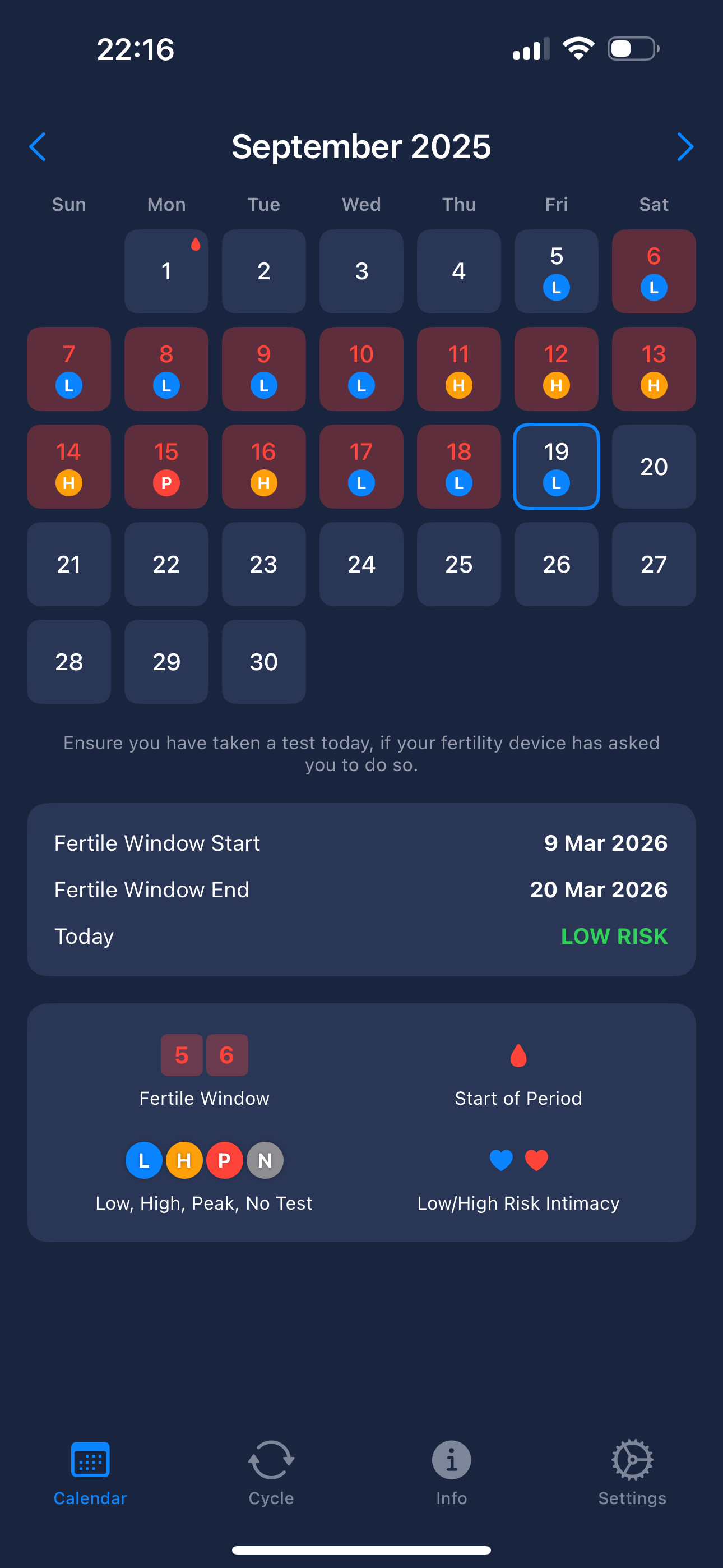 Vainly App - Calendar View